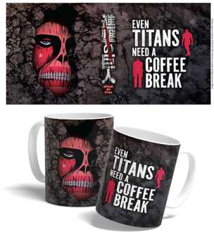 POPbuddies Attack on Titan Mug Titan Coffee Break Time 325 ml