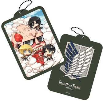 POPbuddies Attack on Titan Shaker Acrylic Keychain Kawaii Attack!