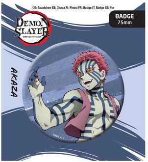 POPbuddies Demon Slayer: Kimetsu no Yaiba Pin Badge Akaza