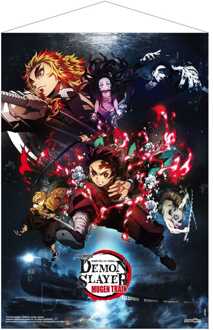 POPbuddies Demon Slayer: Kimetsu no Yaiba Wallscroll Mugen Train Key Visual 50 x 70 cm