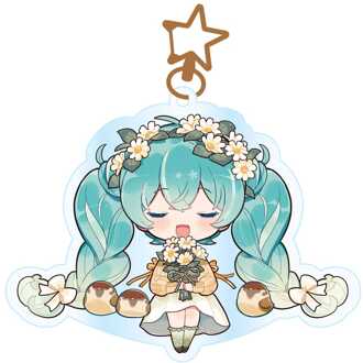 POPbuddies Hatsune Miku Acrylic Keychain Kawaii Autumn Time