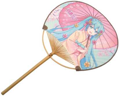 POPbuddies Hatsune Miku Non-Folding Uchiwa Fan Miku Kimono