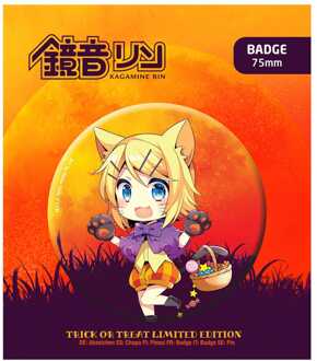 POPbuddies Hatsune Miku Pin Badge Halloween Limited Edition Kagamine Rin
