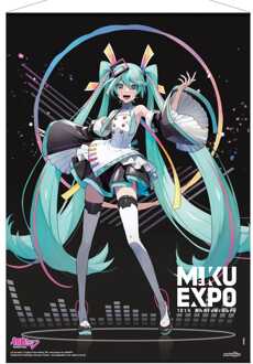 POPbuddies Hatsune Miku Wallscroll Miku Expo 10th Anniversary Limited Edition 50 x 70 cm