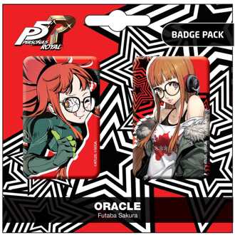 POPbuddies Persona 5 Royal Pin Badges 2-Pack Oracle / Futaba Sakura