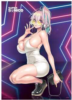 POPbuddies Super Sonico Fabric PosterSuper Star 84 x 118 cm