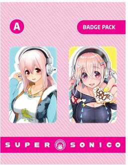 POPbuddies Super Sonico Pin Badges 2-Pack Set A