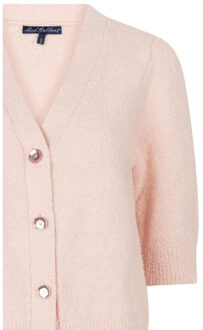 Popcorn vest Roze - XL