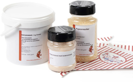 Popcornmais zoet en zout startpakket 1 KG