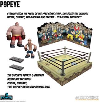 Popeye 5 Points Deluxe Figure Set Popeye & Oxheart 9 cm