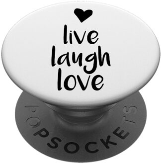 PopGrip - Live Laugh Love - White