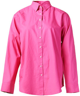 Poplin blouse Iconic  roze - XS,S,M,L,