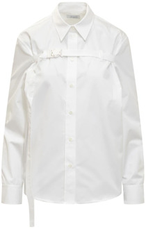 Poplin Buckle Overhemd Off White , White , Dames - M,S