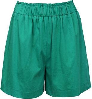 Poplin short Defne  groen