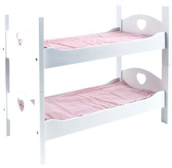 Poppenbed Hout Stapelbed