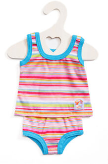 Poppenkleding Meisjes 35-45 Cm Polyester Roze 2-delig