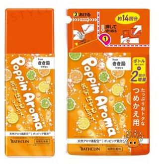 Poppin Aroma Citrus Makes You Feel Excited Foam Bath Salt 420g Refill