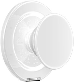 POPSOCKETS PopGrip MagSafe Kick-Out & Stand - Glossy White Wit - One size