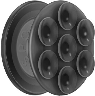 POPSOCKETS Suck-Up Grip & Mount - MagSafe Zuignap - Translucent Black Zwart - One size