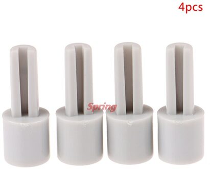 Populaire 2/4Pcs Plastic Mixer Potentiometer Verlenging As Grey Plastic Extension Shaft Lange As 10MMX25MM 4stk