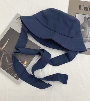 Populaire Bandage Emmer Hoed Vrouwen Meisjes Opvouwbare Outdoor Chapeau Zon Voorkomen Hoeden Katoen Visser Cap Vrouwen Panama Strand Hoed marine