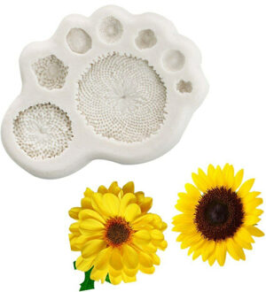 Populaire Daisy Meeldraden Zonnebloem Siliconen Mal Fondant Cake Decorating Mold Chocolade Gumpaste Mold Tool, Keuken Accessoires