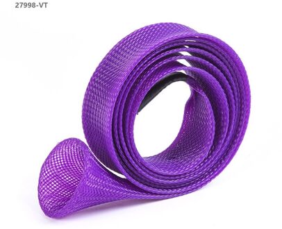 populaire Hengel Zak Protector PET Mesh Buis Telescopische Rod Protector Handtas Vistuig Paars