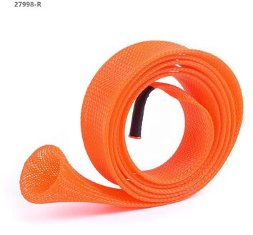 populaire Hengel Zak Protector PET Mesh Buis Telescopische Rod Protector Handtas Vistuig Rood
