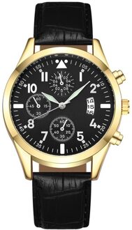 Populaire Mannen Lederen Horloge Met Kalender Functie Plus Lichtgevende Functie Horloge Mannen Mechanische Horloges Horloges Heren