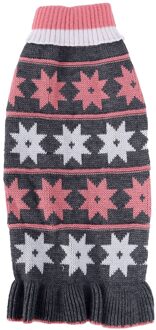 Populaire Pet Winter Warme Trui Populaire Pet Winter Warme Trui Interval Kleur Huisdier Kleding Huisdier Trui grijs / L