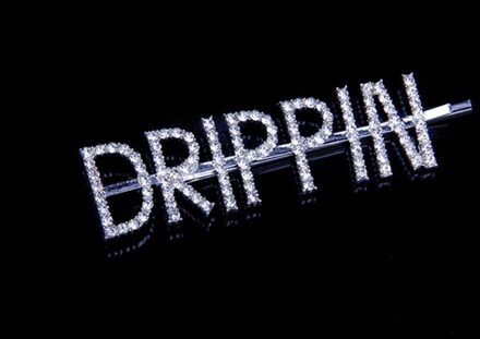 Populaire Wodrs Savage Finesse Iconische Strass Haar Clip Letters Barrette Voor Vrouwen Crystal Bling Brief Haarspelden Haar Sieraden DRIPPIN