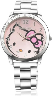 Popular Stainless Steel Band Kids Boy Girls Watch Chrismas Birthday Gift for Children Student Fashion Wristwatch Clock