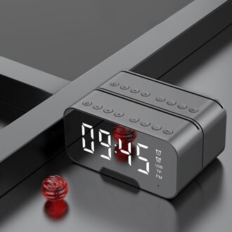 Poratable Bluetooth Speaker Super Bass Draadloze Stereo Geluid Ondersteuning Spiegel Wekker Luidspreker Voor Telefoon #30