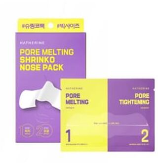 Pore Melting Shrinko Nose Pack 4 packs
