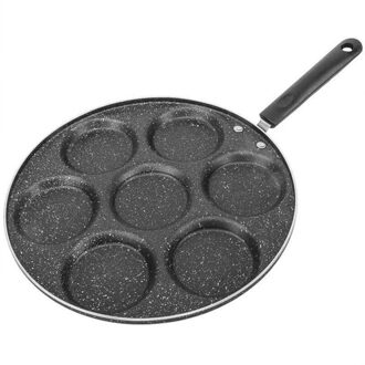 Poreuze Frituren Pot Verdikte Omelet Pan Non-stick Ei Pannenkoek Steak Pan Koken Ei Ham Pannen Ontbijt Maker Non stok Pan 7 holes