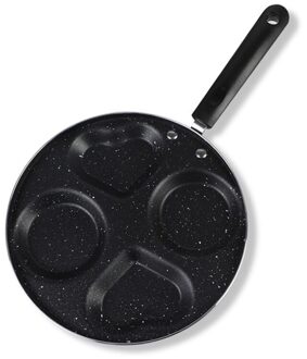 Poreuze Frituren Pot Verdikte Omelet Pan Non-stick Ei Pannenkoek Steak Pan Koken Ei Ham Pannen Ontbijt Maker Non stok Pan hart holes