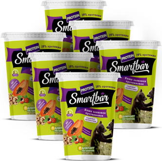 Porridge cereal, with protein, raisins, papaya and guarana, smartbar 40g., (6 pcs)