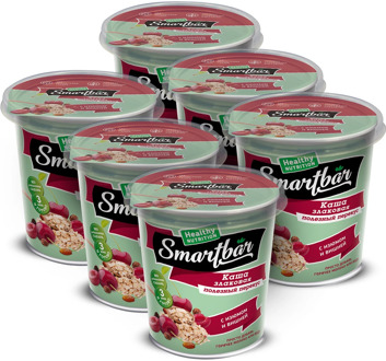 Porridge cereal, with raisins and cherries, smartbar 40g., (6 pcs)