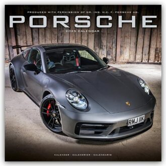Porsche Calendar 2025 Square Car Wall Calendar - 16 Month - Browntrout Wandkalender - Avonside Publishing Ltd