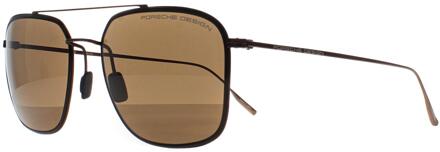 Porsche Design Aviator Unisex Bruin P8940 - maat