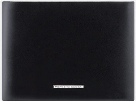 Porsche Design Classic billfold 4 wide black Zwart