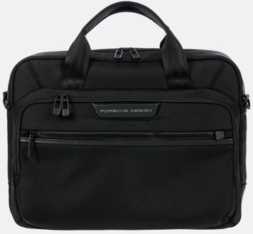 Porsche Design Evo laptoptas 15 inch nylon black Zwart