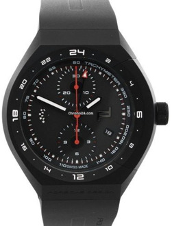 Porsche Design Horloge Porsche Design - Uomo - 6030.6.01.007.05.2 - Porsche Design Monobloc Actuator 24H -Chronotimer Zwart Rubber Porsche Design , Black , Heren - ONE Size