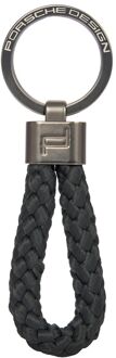 Porsche Design Key Holder Keyring Rope black Etui Zwart - H 10 x B 0.8 x D 3.5 cm