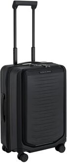 Porsche Design Roadster Hardcase 4 Wheel Business Trolley black matt hardcase koffer Zwart - H 55 x B 40 x D 27 cm