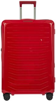 Porsche Design Roadster Hardcase Spinner Trolley L carmine red shiny hardcase koffer Rood - H 75 x B 50 x D 32 cm