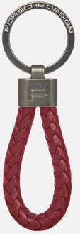 Porsche Design sleutelhanger leer carmin Rood