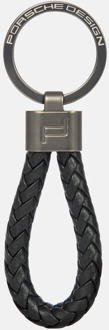 Porsche Design sleutelhanger leer nero Zwart