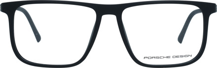 Porsche Design Square Black Mens Glazen frames Zwart