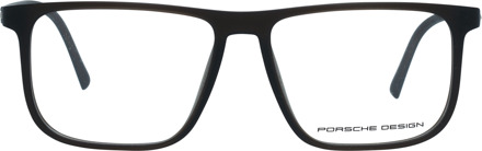 Porsche Design Square Bruine Mens Glazen frames